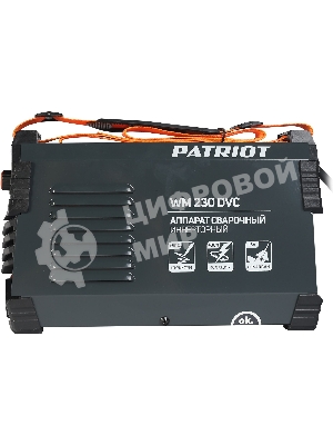 Сварочный аппарат Patriot WM230DVC инвертор ММА 10.7кВт (кейс в комплекте)