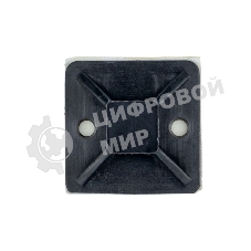 Площадка EKF plc-20x20-b самоклеящаяся (20х20 мм.) черная (100 шт.) EKF