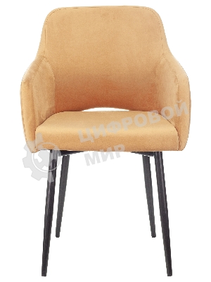 Кресло офисное Бюрократ CH-380F янтарный Italia 9, на ножках, металл черный