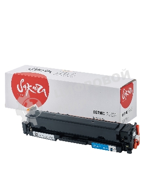Картридж лазерный Sakura 067HC (5105C002) для Canon i-SENSYS LBP631/LBP633/MF651/MF655/MF657, голубой, 2350 к. (чип без счетчика копий)