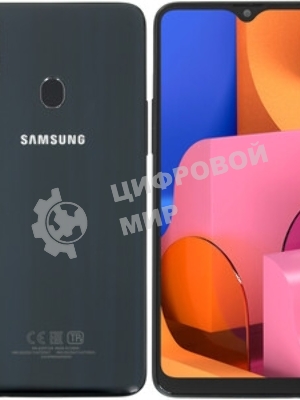 Дисплей для Samsung Galaxy A20S SM-A207F в сборе с тачскрином (OLED) черный