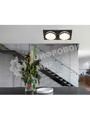 Светильник Ambrella light TN30712/2 BK черный GU5.3/2 182*92*36