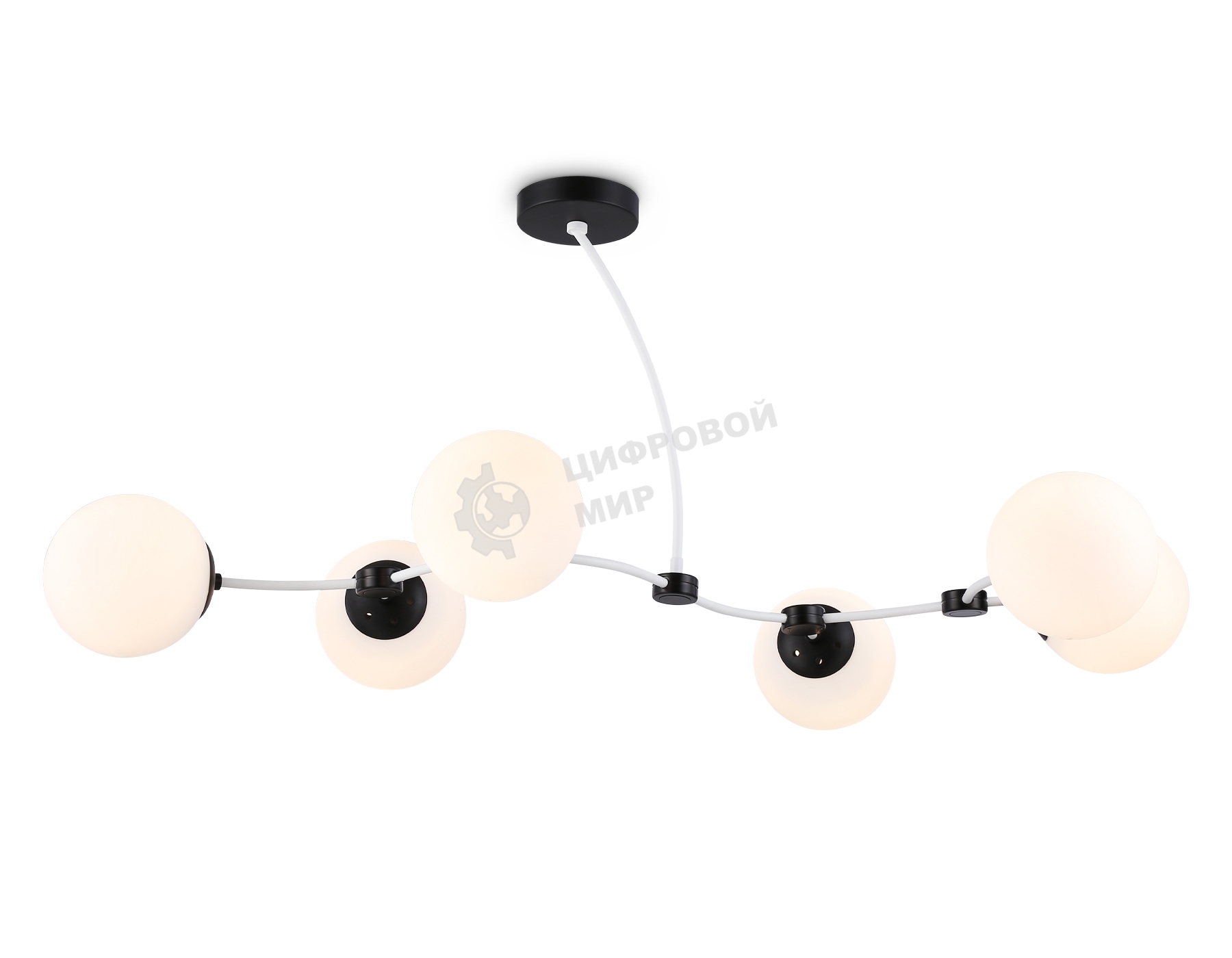 Светитльник Ambrella Light TR2552/6 WH/BK белый/черный E27/6 max 60W 1160*600*450