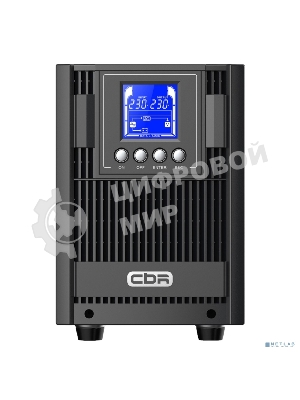 ИБП CBR ESSENCE ESN-2000C Online 2000 VA / 2000 W, Tower, 6 x C13, LCD, HID-USB, RS232, EPO, SNMP slot (ESN-2KT-6I-LCHERSC)