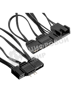 Комплект водяного охлаждения ExeGate BlackWater-240.PRISM.PWM.ARGB.Black (3 PIN 5V ADDRESSABLE RGB подсветка, LGA1954/1851/1700/1200/115x/2066/2011/AM5/AM4, TDP 260W, 2x Fan 120mm 4pin PWM 600-1800RPM Hydro bearing, помпа 3pin 2700RPM, макс. шум 37db, с термопастой, на винтах, черный, RET)