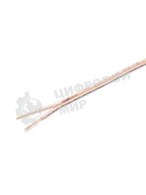 Акустический кабель Cablexpert CC-TC2x1,5-50M, прозрачный,  50 м, на катушке