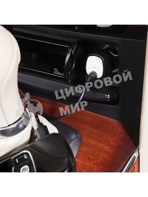 Автозарядка в прикуриватель Rexant microUSB (АЗУ) (5 V, 1000 mA) шнур спираль 1.2 м черный