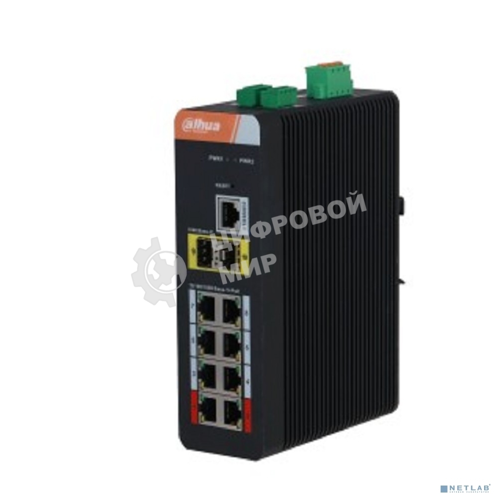 Коммутатор Dahua DH-IS4210-8GT-120 8x1 Гбит/с 2SFP 8PoE 120W управляемый