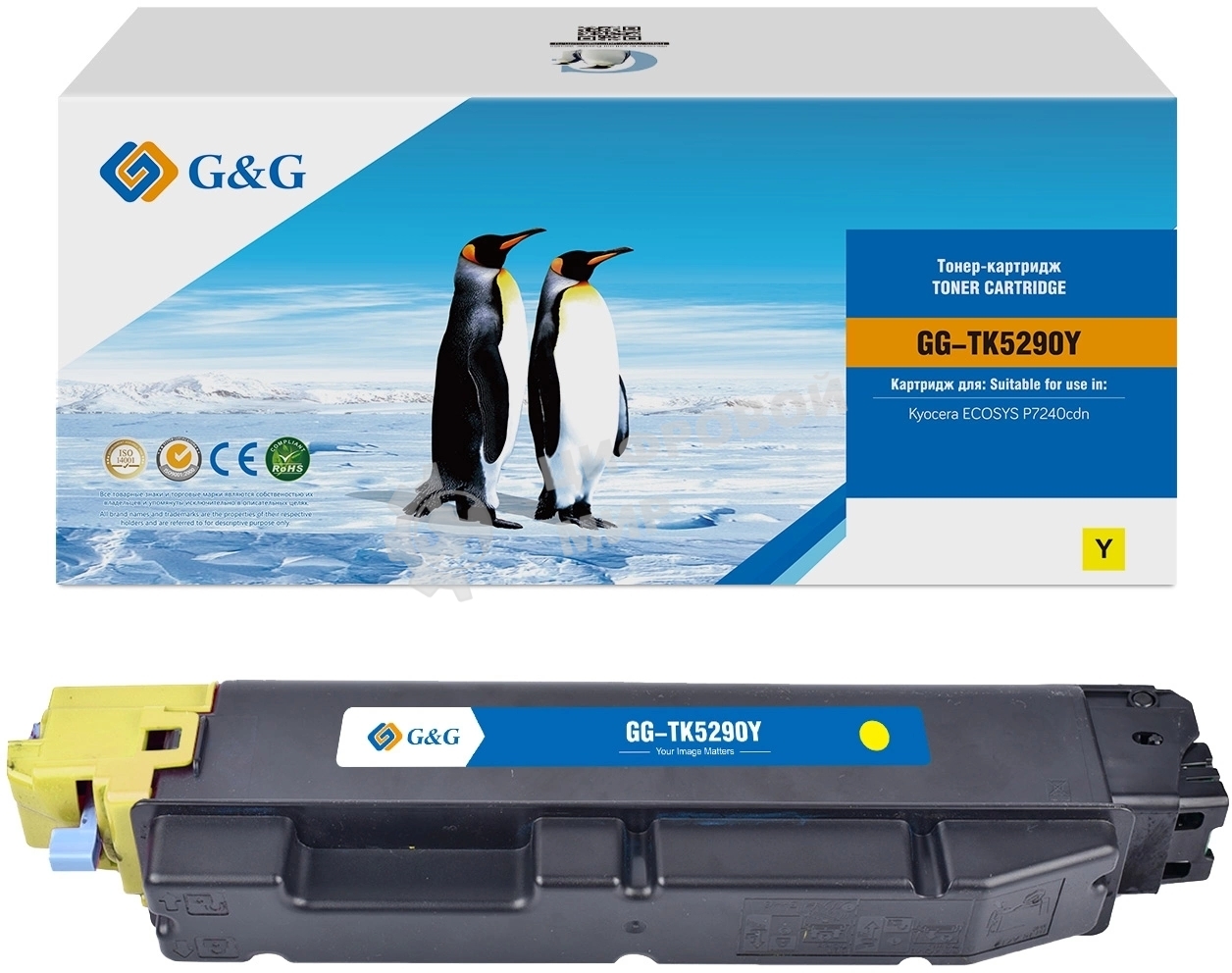 Картридж лазерный G&G GG-TK5290Y (TK5290Y) желтый (13000 стр.) для Kyocera ECOSYS P7240cdn
