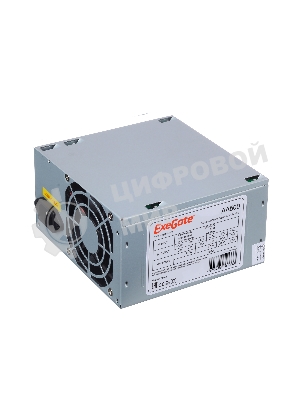 Блок питания ExeGate AA500 (EX256711RUS), 500Вт, 80мм, серый