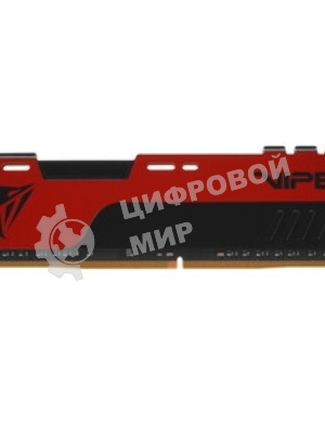 Оперативная память Patriot Viper Elite II, DDR4, 16GB (1x16 GB), 3200 MHz, CL18, DIMM, радиатор, красный, черный