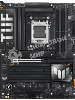 Материнская плата ASUS TUF GAMING X870-PLUS WIFI, AM5, AMD X870, 4xDDR5, 2xSATA, 4xM.2, 1xPCIe 5.0 x16, 1xPCIe 4.0 x4, 1xHDMI, 1xUSB-C 3.2 Gen 2, 1xUSB-C 3.2 Gen 2x2, 2xUSB-C 4.0, 1x 2.5Gb LAN, 1xUSB-A 2.0, 3xUSB-A 3.2 Gen 2, 4xUSB-A 3.2 Gen 1, 5x3.5 мм, Wi-Fi 7, ATX