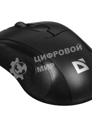 Мышь проводная Defender Standard MB-580 черный, 1000 dpi, USB, кнопки - 3