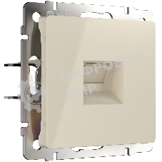 Телефонная розетка RJ-11 (слоновая кость)