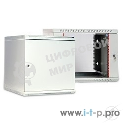 Шкаф телеком. настен, 15U, 600x650, дверь металл (ШРН-15.650.1) (1 коробка)