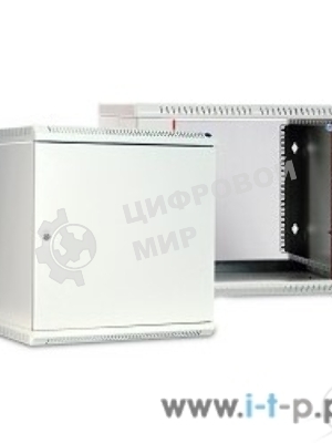 Шкаф телеком. настен, 15U, 600x650, дверь металл (ШРН-15.650.1) (1 коробка)