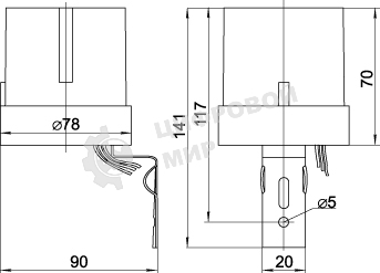 Фотореле ФР 602 5500ВА IP44 сер. ИЭК LFR20-602-4400-003