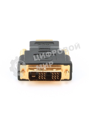 Адаптер (переходник) Gembird HDMI-DVI A-HDMI-DVI-1, 19M/19M, золотые разъемы, пакет