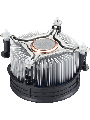 Кулер для процессора DEEPCOOL THETA 31 PWM черный/синий, 92 мм, алюминий/медь, 2400 об/мин, 32.5 дБ, 4 pin, 95 Вт, 60 мм