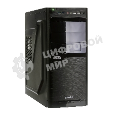 Компьютерный корпус ExeGate EX272730RUSMiditowerXP-330U Black, ATX, (XP600, Black,120мм), 2хUSB+2хUSB 3.0, Audio