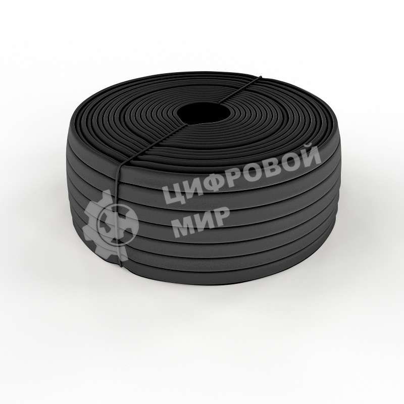 Трубка кембрик ТВ-40 ПВХ Rexant черный, Ø 2 мм