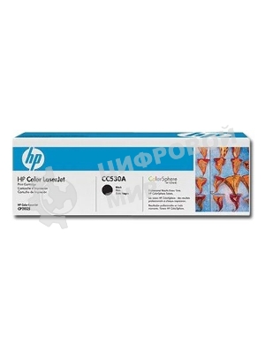 Картридж лазерный HP CC530A черный для LJ CP2025/CM2320 3500 стр.