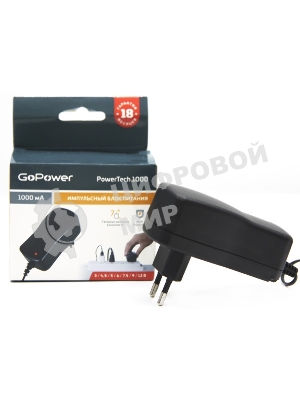 Блок питания GoPower PowerTech 1000 универсальн. импульсный (1/100)