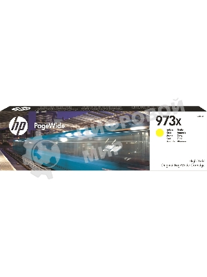 Картридж струйный HP 973XL F6T83AE желтый для HP PW Pro 477dw/452dw (7000 стр.)