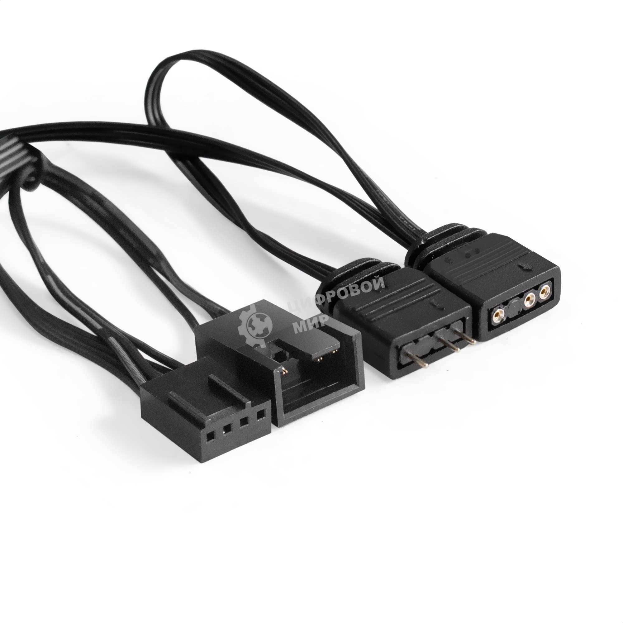 Вентилятор для корпуса ExeGate EX12025H3P4PSU-PWM.ARGb черный, 120 мм, 1800 об/мин, 26 дБ, 4 pin