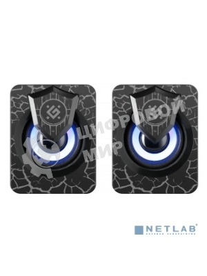 Акустическая 2.0 система Defender Onyx 6Вт, подсветка, питание от USB