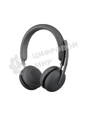 Гарнитура Logitech Zone Wireless 2 UC Graphite серый, беспроводная, Bluetooth 5.2, ANC