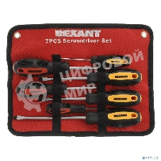 Набор отверток 7 предметов (крестовые и шлицевые) Rexant