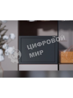 Сейф Deli Srock ET561 200x310x200мм ключевой