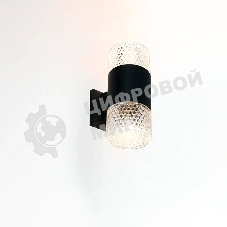 Фасадный светильник General GWL-2GX53-M-IP65 Черный Викус