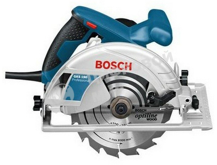 Пила дисковая Bosch GKS 190 0601623000 1200 Вт, 190х30мм, 66мм, 4,2кг, коробка