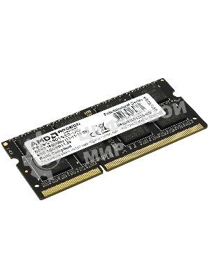 Оперативная память AMD Radeon R5, DDR3, 8GB (1x8GB), 1600MHz, CL11, SO-DIMM