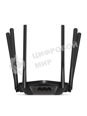 Роутер Mercusys AC1900 Wireless AC Gigabit Router, 600 Mbps at 2.4 GHz + 1300 Mbps at 5 GHz, 6×5dBi Fixed External Antennas with Beamforming, 2× G LAN Ports, 1× G WAN Port, Access Point Mode, 3X3 MU-MIMO, Parental Controls, Guest Network, Smart Connect