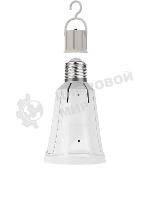 Лампа cветодиодная A80 12W 900lm 4100K Е27 авар. с Li-Ion аккумулятором LED