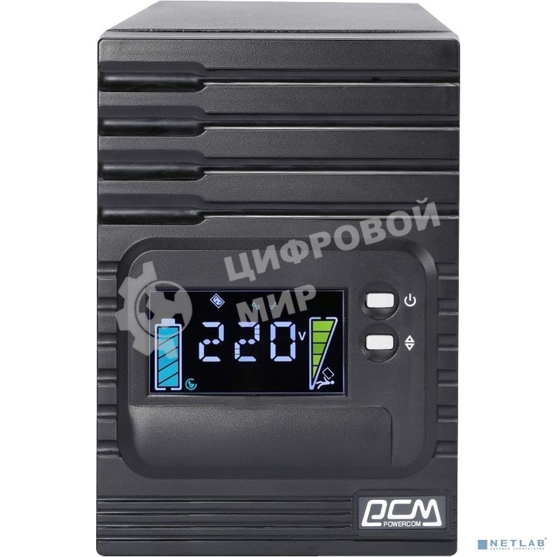 Источник бесперебойного питания Powercom Smart King Pro+ SPT-2000-II LCD 1600Вт 2000ВА черный