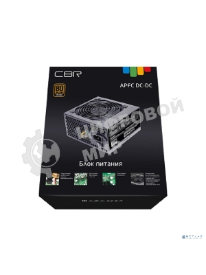 Блок питания CBR PSU-ATX700-12GM, 700Вт, 80 PLUS Bronze, 120мм, черный