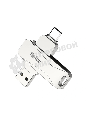 Флешка USB Netac U782C NT03U782C-032G-30PN dual USB 3.0+TypeC 32Gb, retail version
