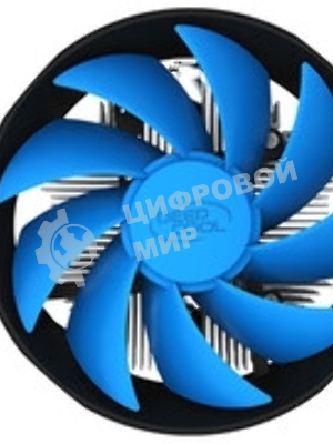 Кулер для процессора DEEPCOOL ARCHER BIGPRO V2 черный/синий, 120 мм, алюминий/медь, 2000 об/мин, 29.7 дБ, 4 pin, 125 Вт, 70 мм