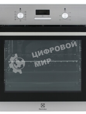 Встраиваемый духовой шкаф Electrolux EOF5H50BX, Электрический духовой шкаф с конвекцией, приготовление на пару, объем 65 л, 8 режимов, очистка каталитическая, 2 стекла в дверце, направляющие проволочные, нержавеющая сталь
