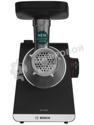 Мясорубка электрическая Bosch MFWS640B черный, 2100 Вт, 3.5 кг/мин, реверс, насадки - 9