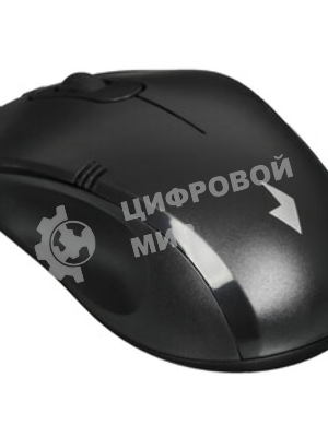 Мышь проводная Gembird MOP-100 черный, 1000 dpi, USB, кнопки - 3