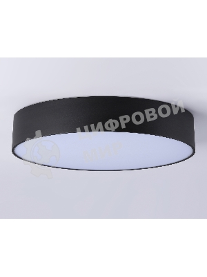 Потолочный светодиодный светильник Ambrella light FV5534 BK черный LED 60W 4200K D500*58 (Без ПДУ)
