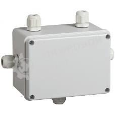 Коробка КМ41331 распаячная для открытой проводки 150х110х85мм IP55 (RAL7035 гермовводы PG11 5 шт)