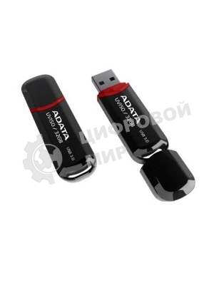 Флешка USB ADATA UV150 (AUV150-128G-RBK), 128Gb, USB 3.0, R/W 100/30, черный