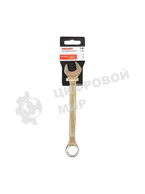 Ключ комбинированный REXANT 17 мм, желтый цинк