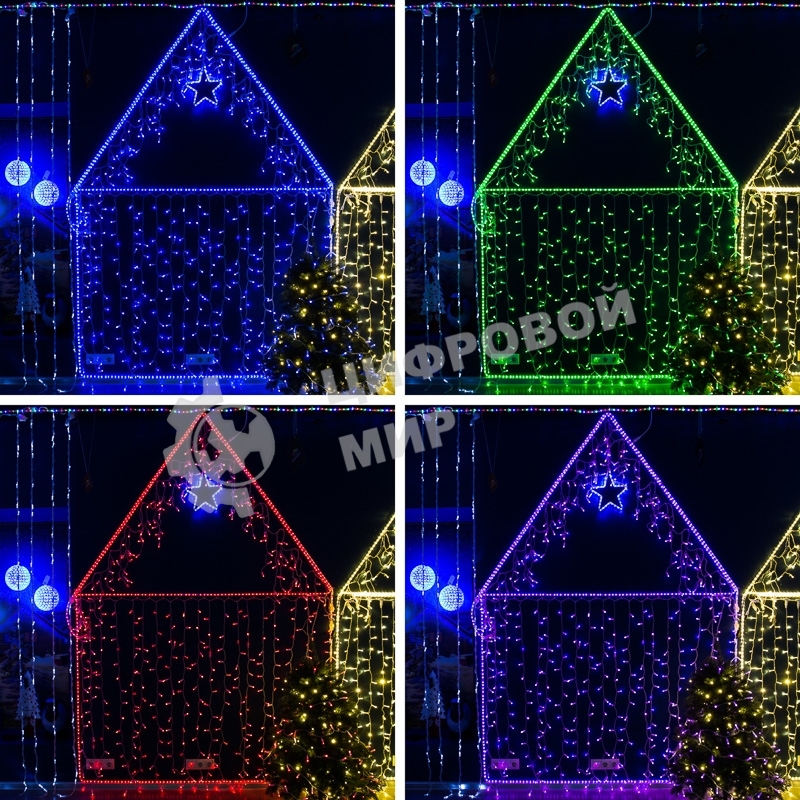 Контроллер с радиопультом Neon-night для RGb-гирлянд